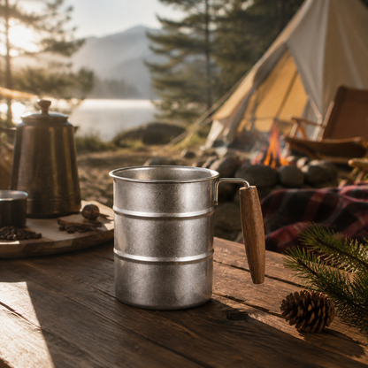 Vintage Industrial Camping Mug