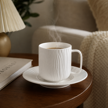 High-End Flowing Water Ceramic Mug Set