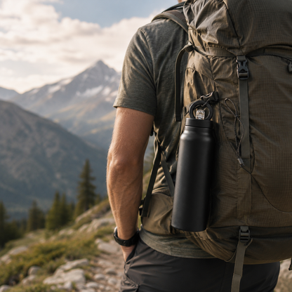 Magnetic Insulated Water Bottle and Phone Stand